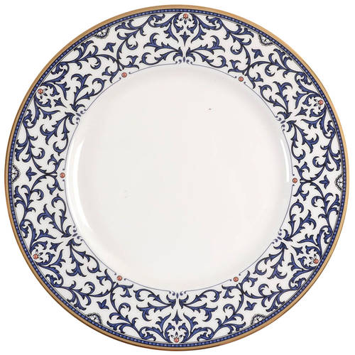 Royal Scroll Accent Luncheon Plate