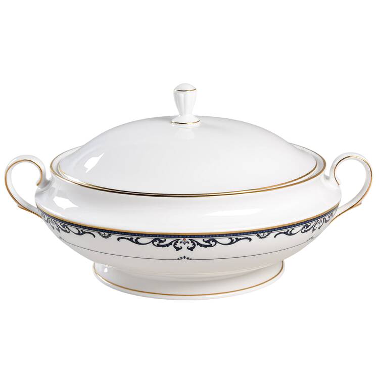 Royal Scroll Round Covered Vegetable