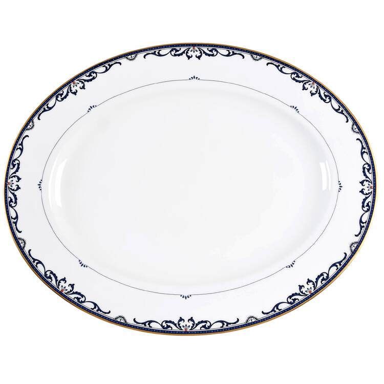 Royal Scroll 16" Oval Serving Platter