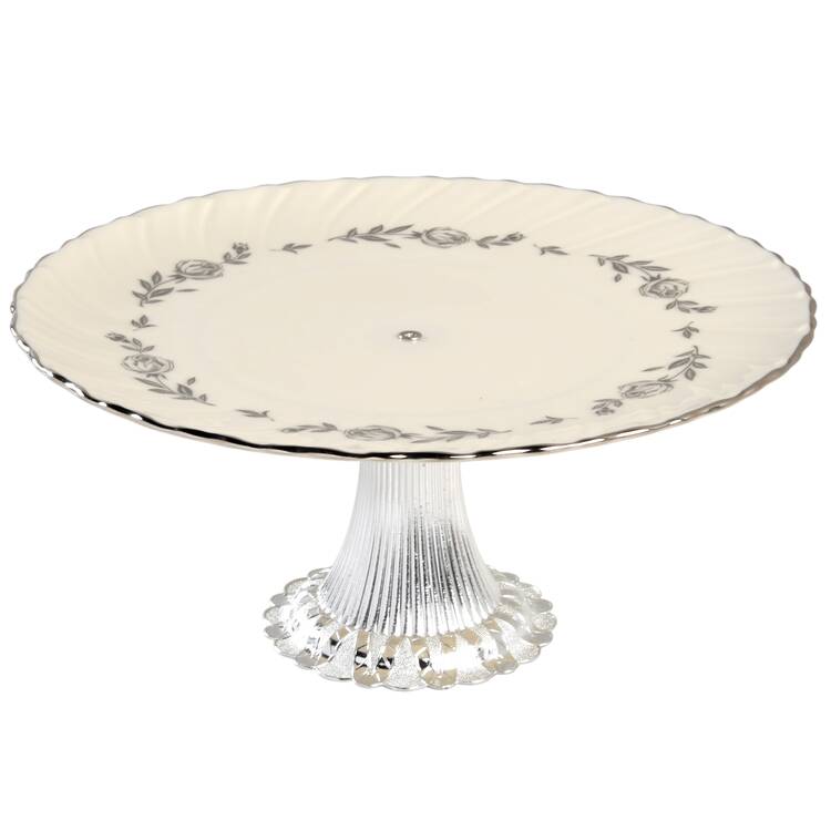 Rosemont Cake Stand with 4"-5" Metal Pedestal  Hc