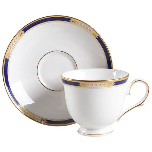 Royal Treasure Footed Cup & Saucer Set