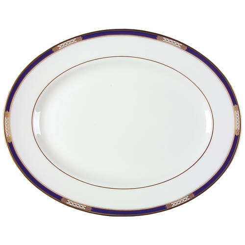 Royal Treasure 13" Oval Serving Platter