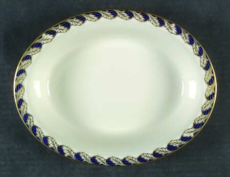Royal Cobalt Blue 10" Oval Vegetable Bowl