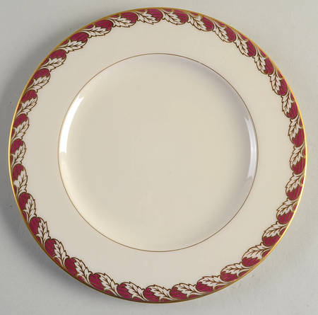 Royal Maroon Luncheon Plate
