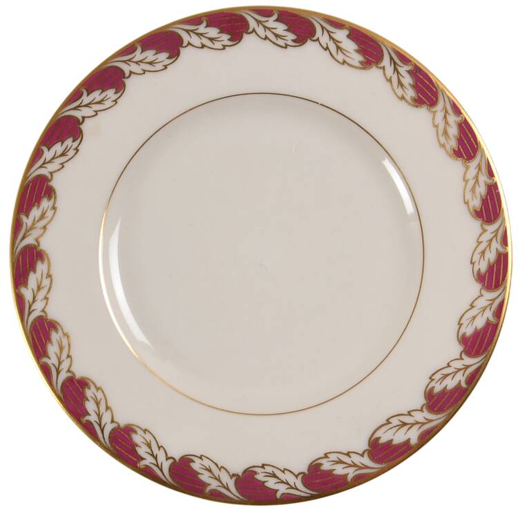 Royal Maroon Bread & Butter Plate by Lenox