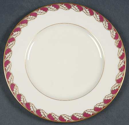 Royal Maroon Salad Plate