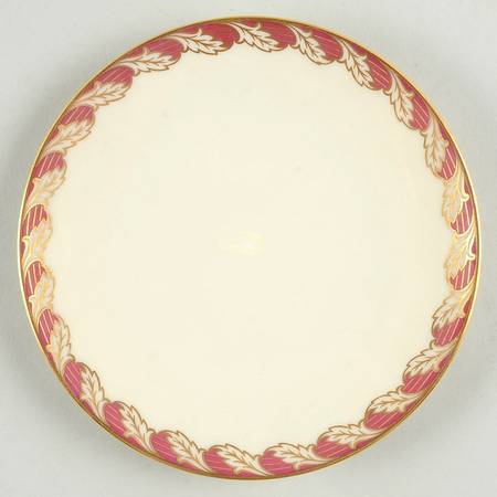 Royal Maroon Dessert Plate/Cream Soup Saucer for Flat Bowl