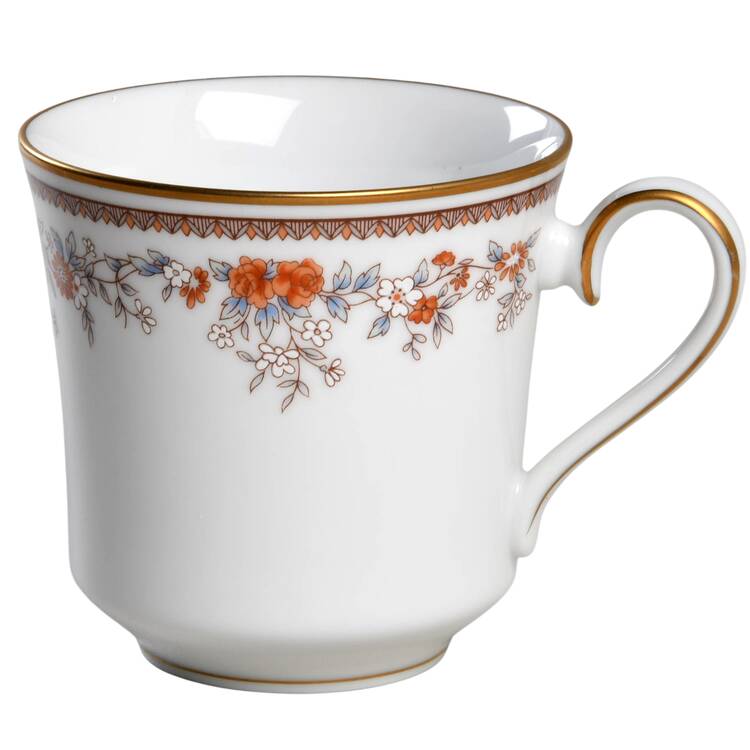 Russet Blossoms Flat Cup