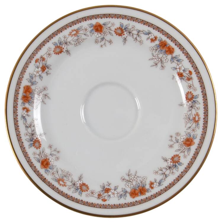 Russet Blossoms Saucer for Demitasse Cup