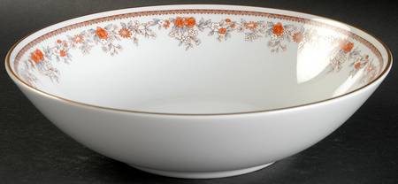 Russet Blossoms 8" Round Vegetable Bowl
