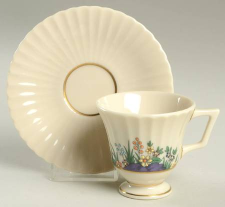 Rutledge Footed Demitasse Cup & Saucer Set