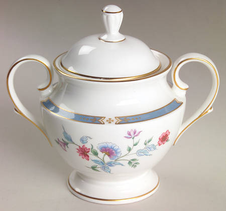 Saxon Flowers Sugar Bowl & Lid