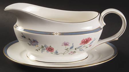 Saxon Flowers Gravy Boat & Underplate