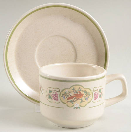 Sampler Flat Cup & Saucer Set