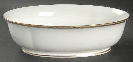 Samantha 9" Oval Vegetable Bowl