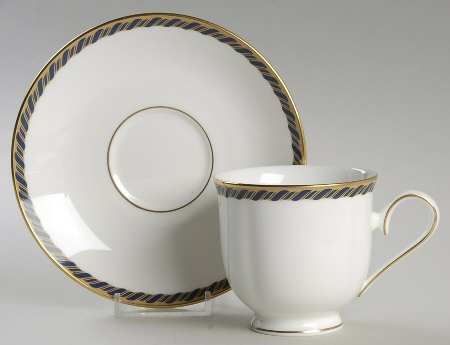Samantha Footed Cup & Saucer Set