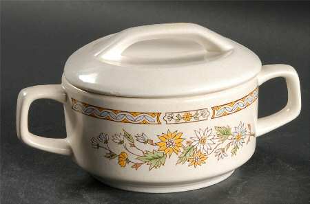 Sandflowers Sugar Bowl & Lid