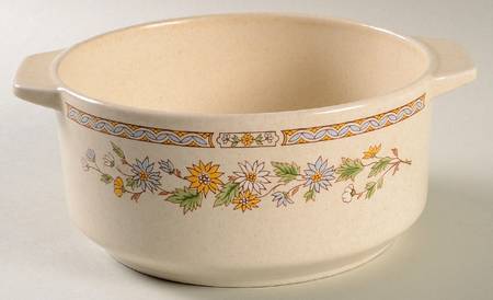 Sandflowers 6" Round Open Casserole