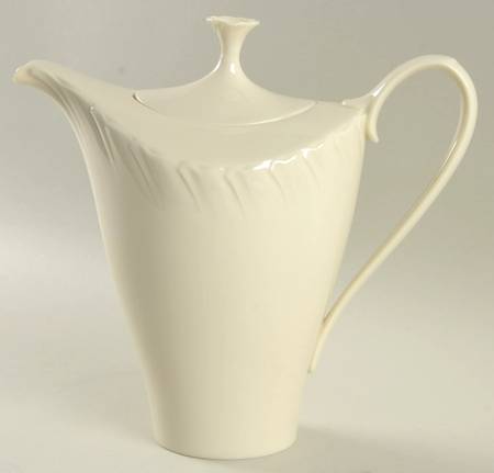 Sculpture (No Trim or Decoration) Coffee Pot & Lid