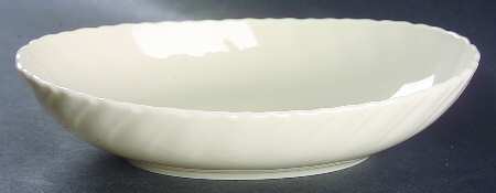 Sculpture (No Trim or Decoration) 8" Oval Vegetable Bowl