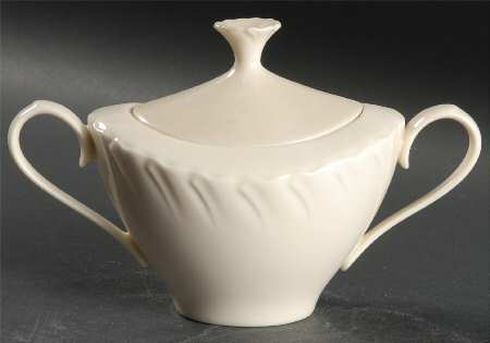 Sculpture (No Trim or Decoration) Sugar Bowl & Lid