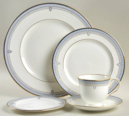 Sheraton Blue 5 Piece Place Setting