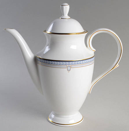 Sheraton Blue Coffee Pot & Lid