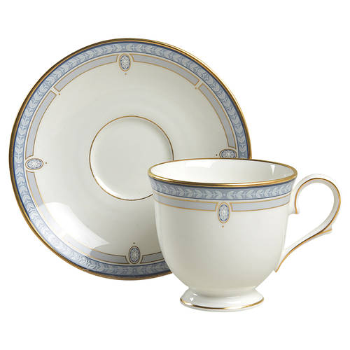 Sheraton Blue Footed Cup & Saucer Set
