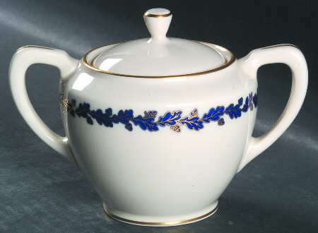 Shenandoah Cobalt Blue Sugar Bowl & Lid