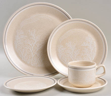 Silhouette 5 Piece Place Setting by Lenox