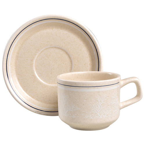 Silhouette Flat Cup & Saucer Set by Lenox
