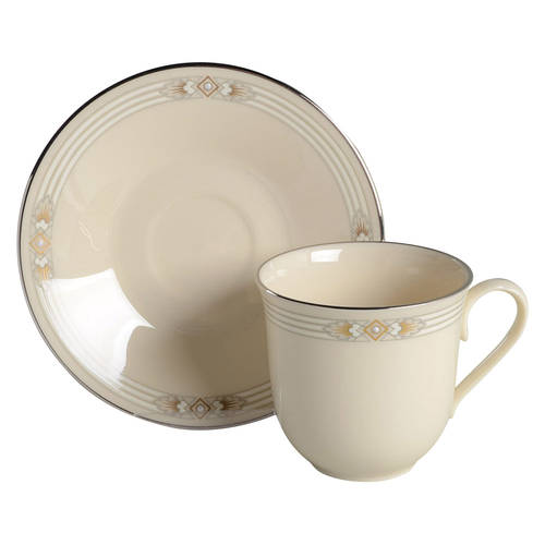Silver Springs Flat Cup & Saucer Set