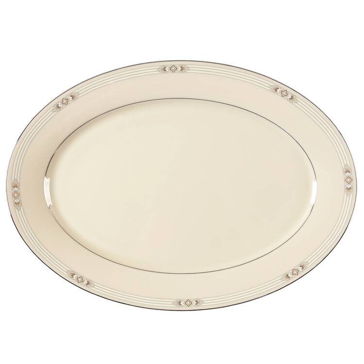 Silver Springs 16" Oval Serving Platter