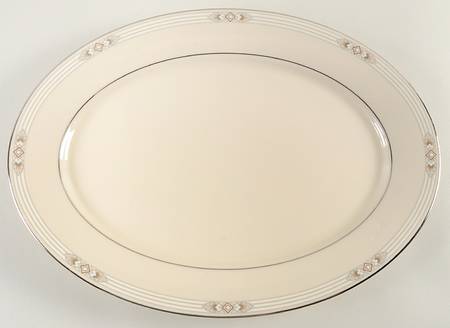 Silver Springs 13" Oval Serving Platter