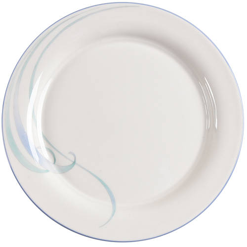 Sky Blue Brushstrokes (Forskybl) Salad Plate