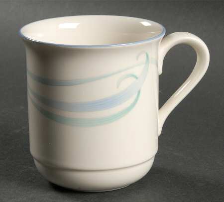 Sky Blue Brushstrokes (Forskybl) Mug
