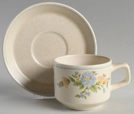 Sketchbook Flat Cup & Saucer Set by Lenox