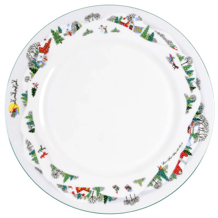 Sleighride Millennium Dinner Plate by Lenox