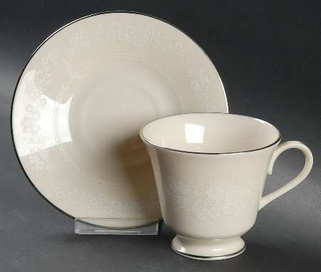 Footed Cup & Saucer Set
