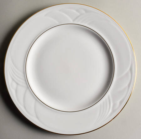 Snowdrift Gold Dinner Plate
