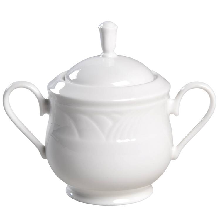 Snowdrift Sugar Bowl & Lid