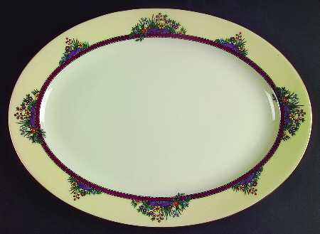 Southern Gardens 13" Oval Serving Platter