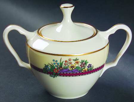 Southern Gardens Sugar Bowl & Lid