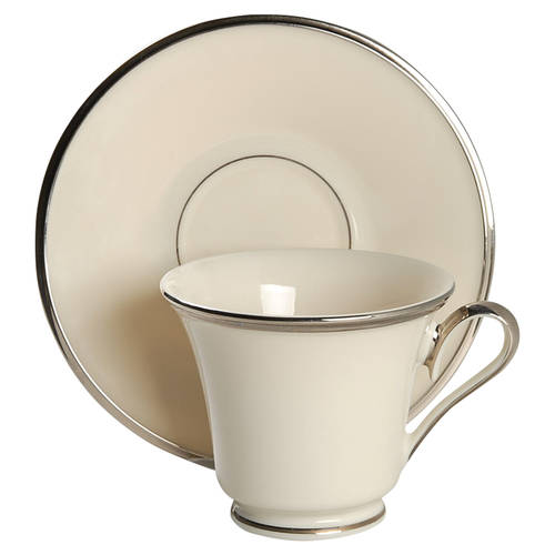 Solitaire Footed Cup & Saucer Set