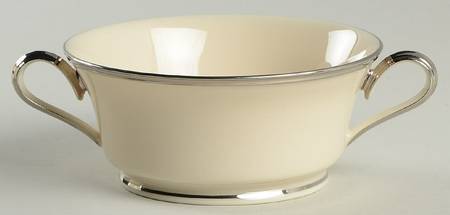 Solitaire Footed Cream Soup Bowl
