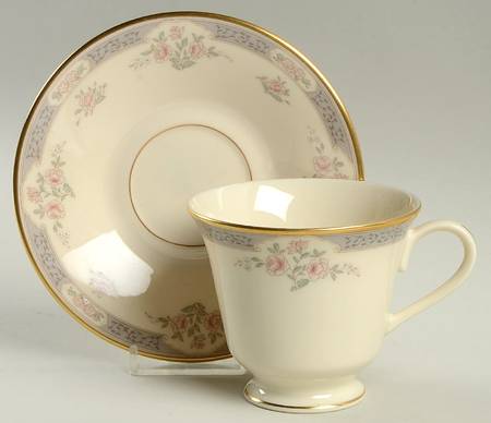 Somerset (Newer) Footed Cup & Saucer Set