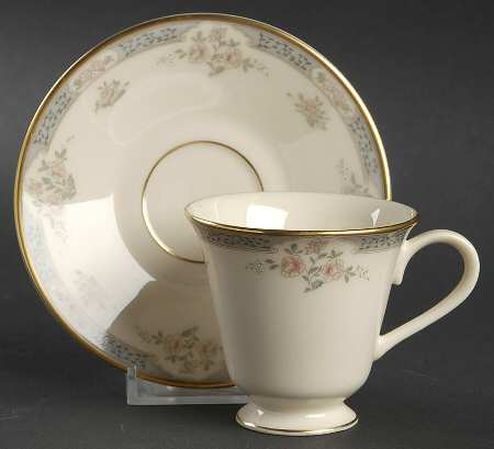 Somerset (Newer) Footed Demitasse Cup & Saucer Set