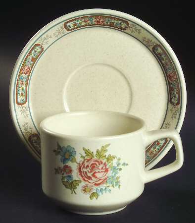 Sonata Flat Cup & Saucer Set