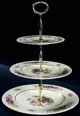 Sonnet 13 7/8"-14 1/4" 3-Tiered Serving Tray(DP,SP,BB) HC