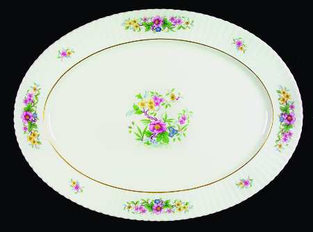Sonnet 17" Oval Serving Platter